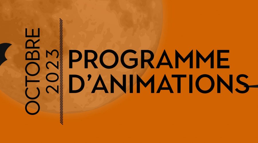 Découvrez le programme des animations du mois d’octobre !