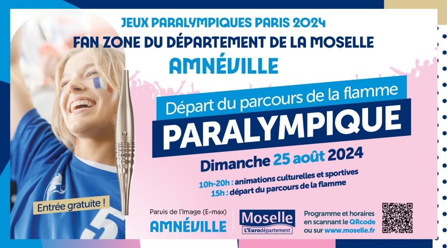 La flamme paralympique de passage à Amnéville