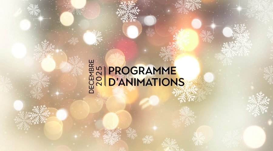 Le programme des animations du mois de décembre
